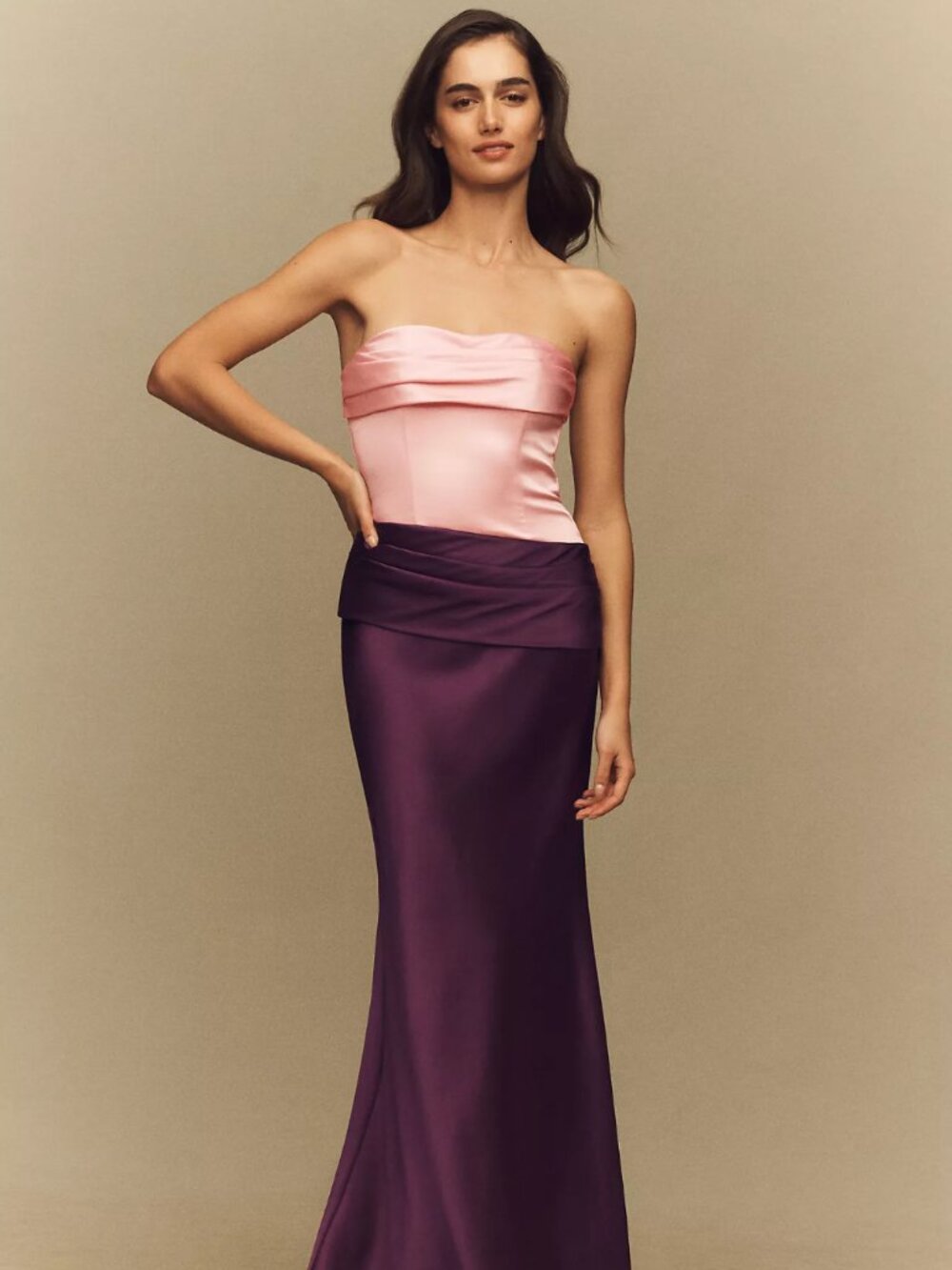 Mare Mare Isabella Strapless Ruched Corset Dress (NWT)
